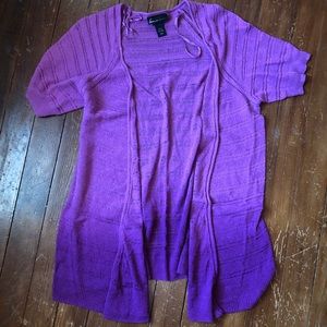Lane Bryant Short Sleeved Ombré Sweater